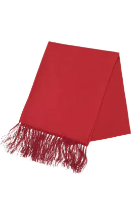 Rode polyester sjaal