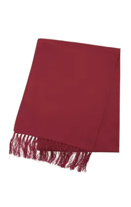 Bordeaux rode polyester sjaal