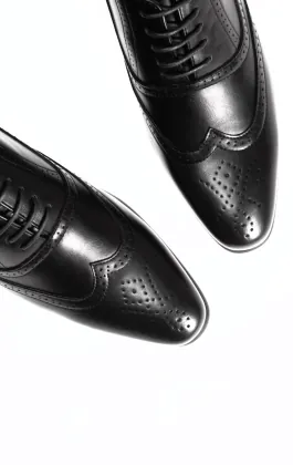 Zwarte oxford brogue schoenen