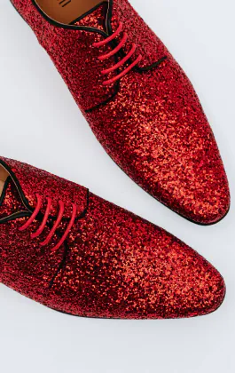 Rode glitter schoenen