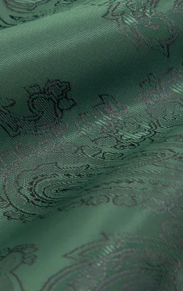 Racing groen paisley pochet