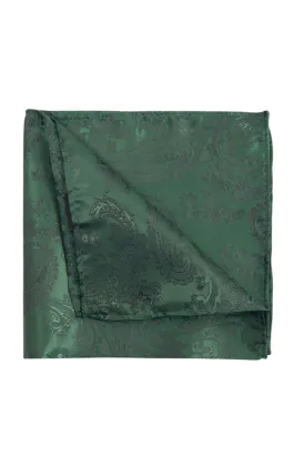 Racing groen paisley pochet