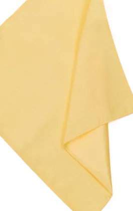 Lichtgeel Polyester Dupion Pochet