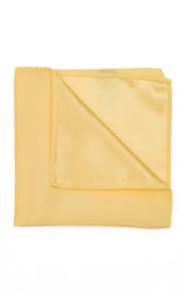Lichtgeel Polyester Dupion Pochet