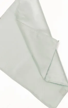 Lichtgroen Polyester Dupion Pochet
