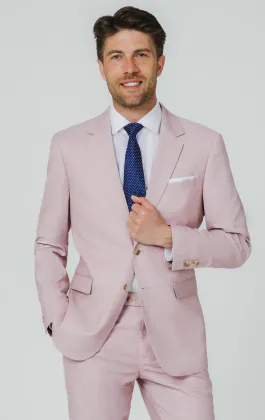 Roze sharkskin colbert
