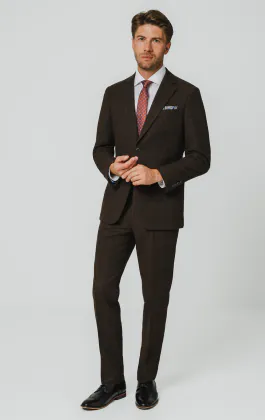Donkerbruin Donegal tweed colbert