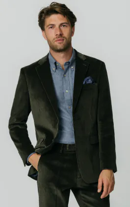 WE Fashion corduroy gewatteerde jas roestbruin