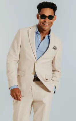 Crème linnen blazer