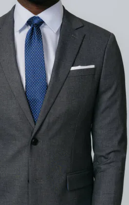 Grijs slim fit colbert