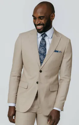 Stone sharkskin slim fit pak