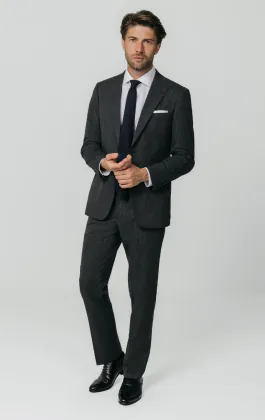 Charcoal Puppytooth geruit kostuum