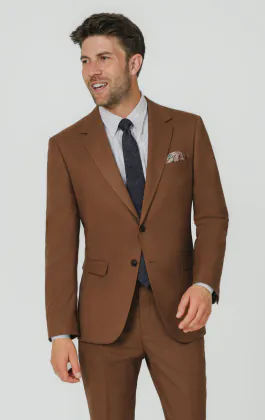 Mid-bruin twill pak