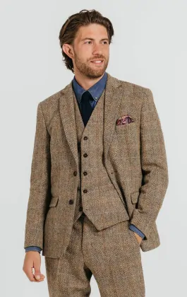 Bretels Peaky Blinders Ecru-Bruin (Jaren 20) Kopen