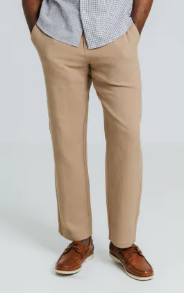 Tan linnen twill broek