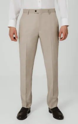 Stone sharkskin broek