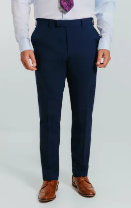 Blauw slimfit pantalon