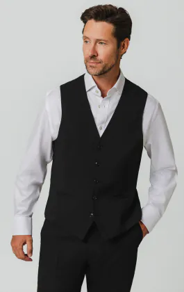 Zwart gilet