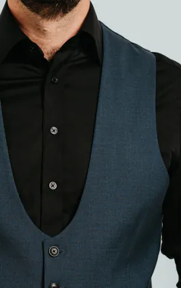Teal gilet