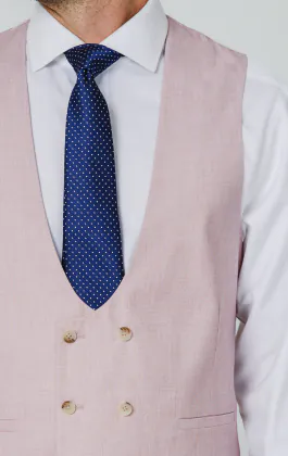 Roze sharkskin gilet