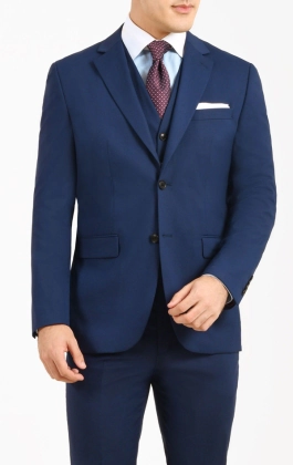 Allthemen Herenpak, slim fit, 3-delig pak, modern herenpak, 3-delig